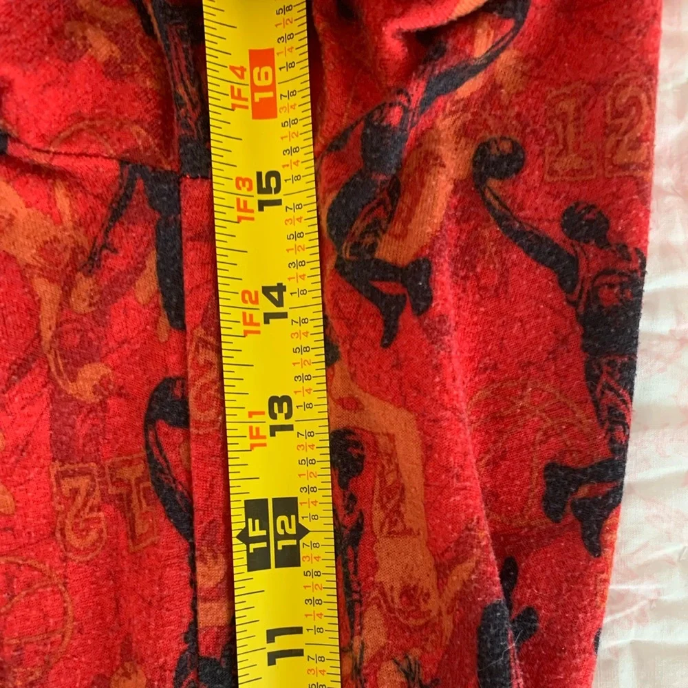 J Khaki Pajama Set Boys XS (4/5) Red Black 3 Pieces Top Pants Shorts Basketball